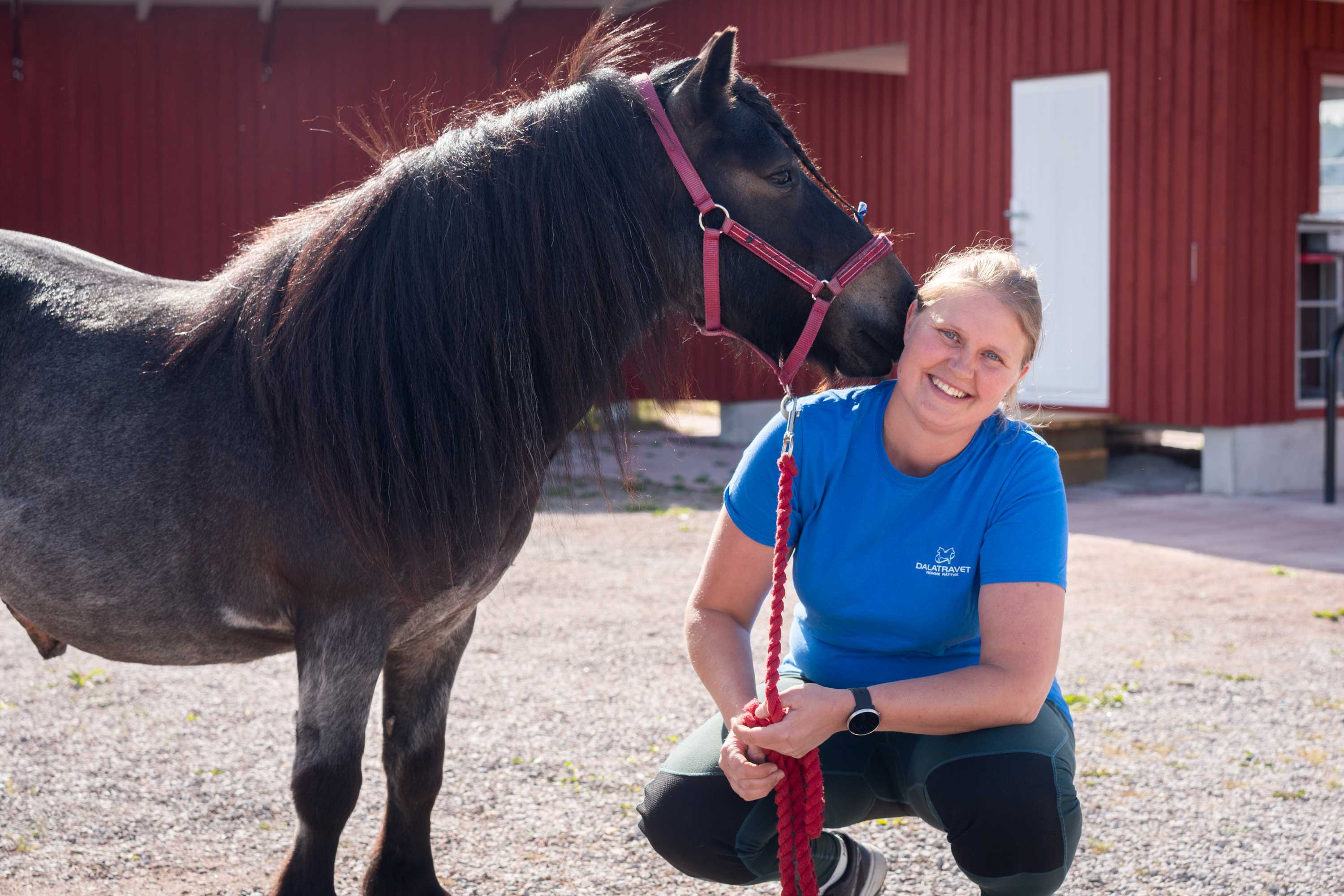 Aktiviteter under familjedag på Dalatravet i Rättvik.